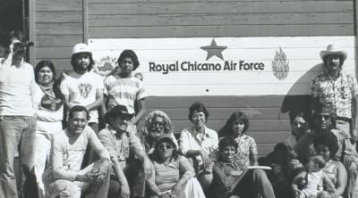 The Royal Chicano Air Force was an art movement that started in Sacramento, California.