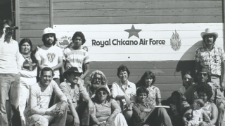 The Royal Chicano Air Force was an art movement that started in Sacramento, California.