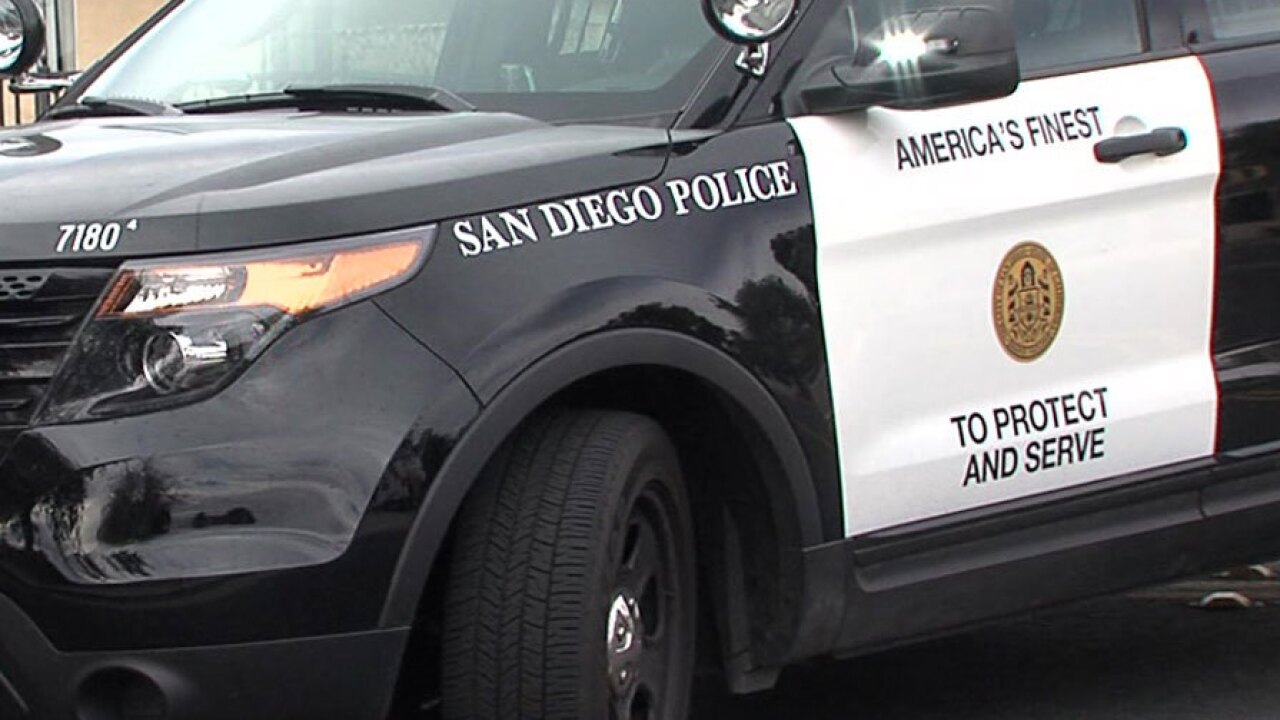 San Diego police cruiser suv