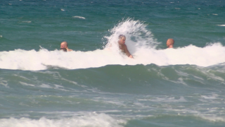 On Sunday in Imperial Beach, locals could get in the water for the first time in a long time.