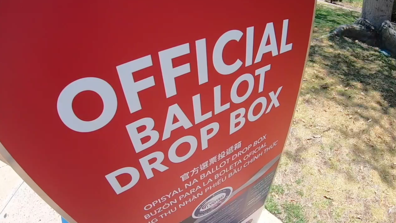 San Diego County ballot box