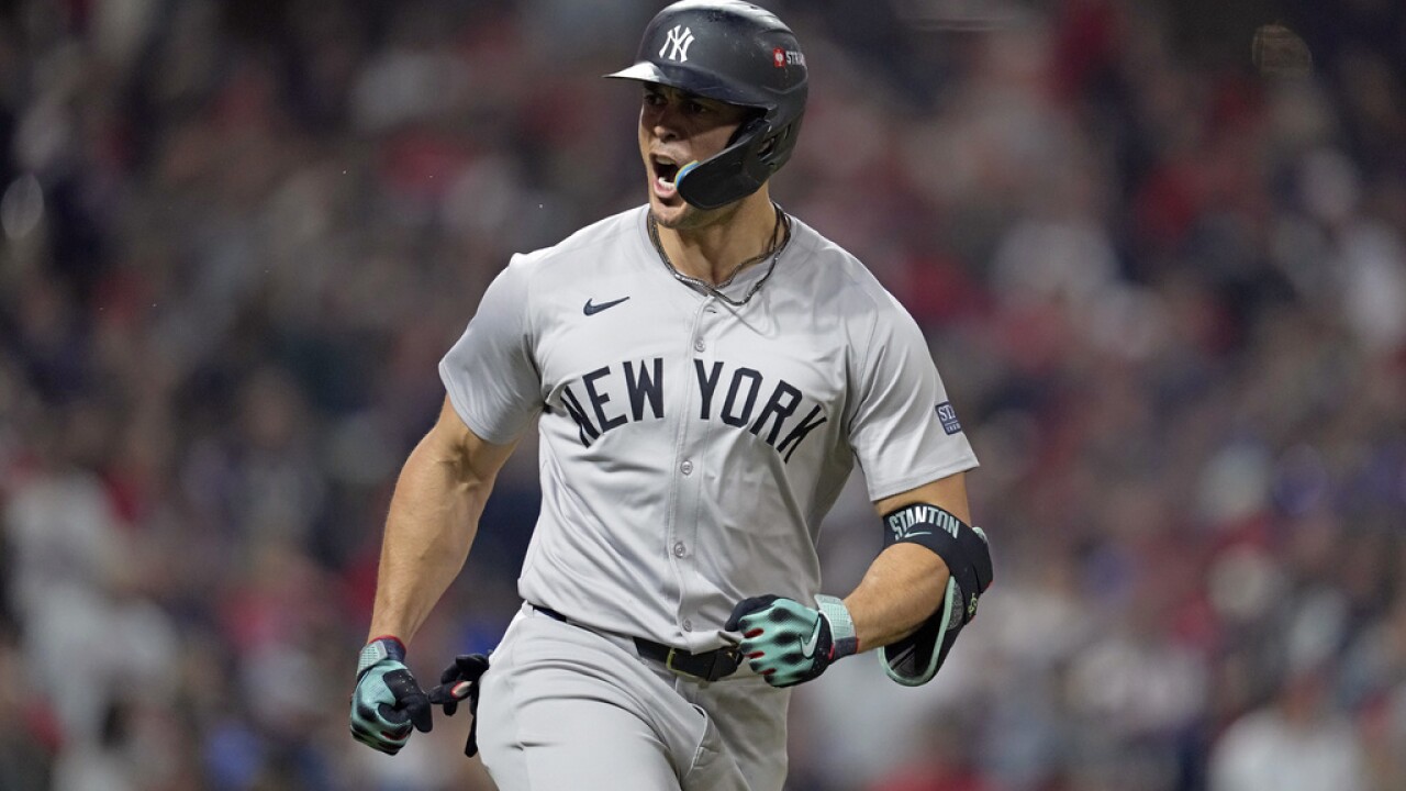 New York Yankees' Giancarlo Stanton