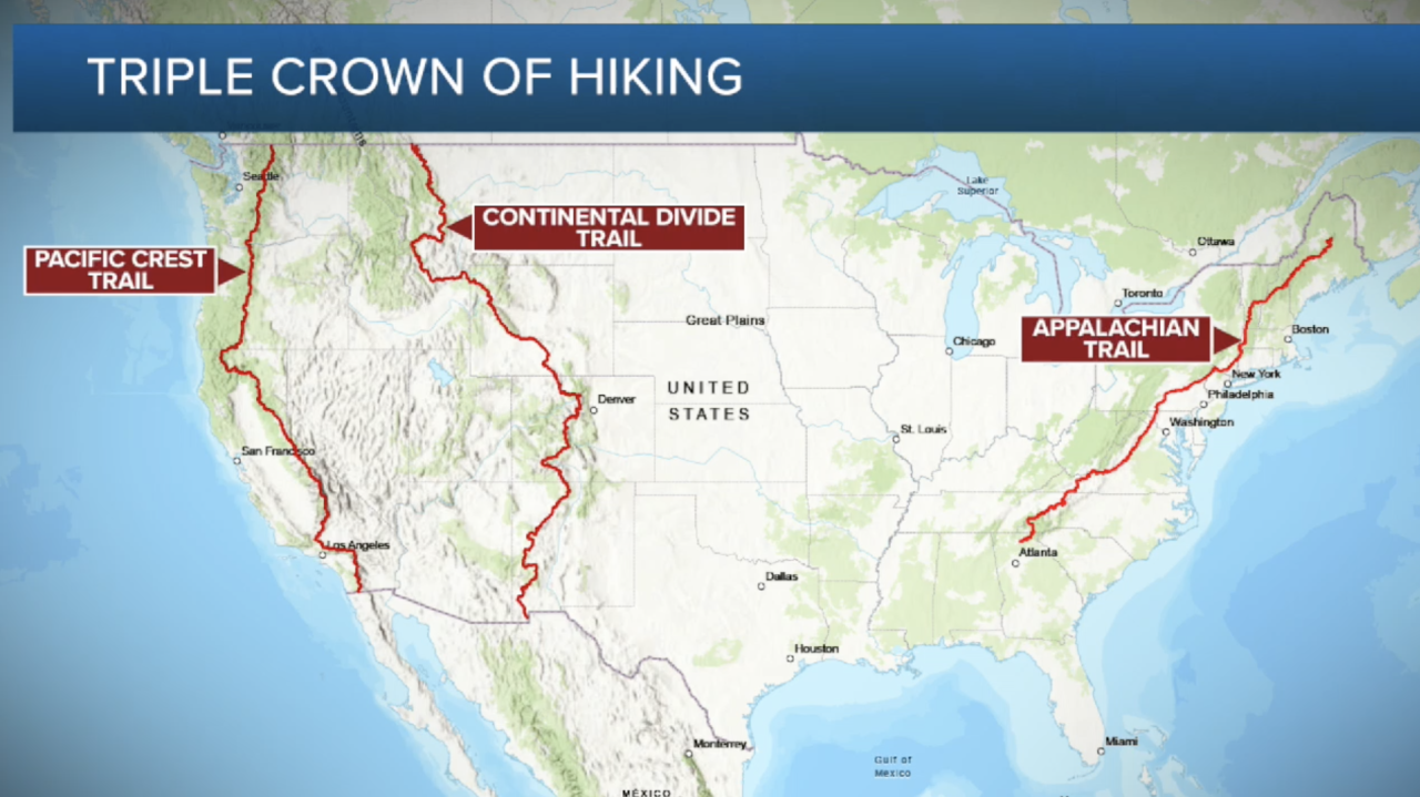 Triple Crown of Hiking