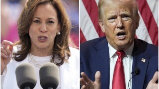 Election 2024: Harris-Trump Combo Image